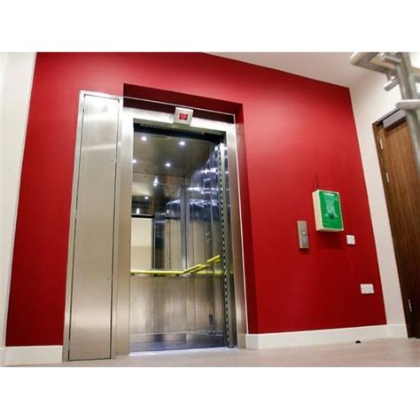 Stainless Steel Geared Traction Automatic Door Passenger Elevator