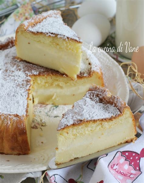 Torta Magica Ricetta Dolce Cremoso Facile E Veloce