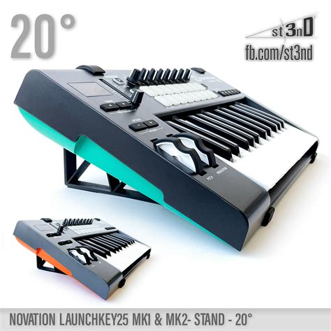 STAND for NOVATION LAUNCHKEY 25 MK1 / MK2 - 20° - st3nD.com