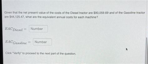 Solved Consider The Following Two Tractors A Company Can Chegg