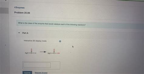 Solved What Is The Clans Ol The Enzyme That Would Catalyze Chegg