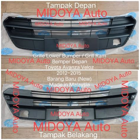 Grille Lower Bumper Grill Ram Front Bumper Toyota Avanza Veloz Type