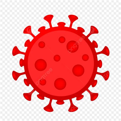 Hình ảnh Khái Niệm Vector Minh Họa Của Virus Corona Với Da đỏ Bên Trong