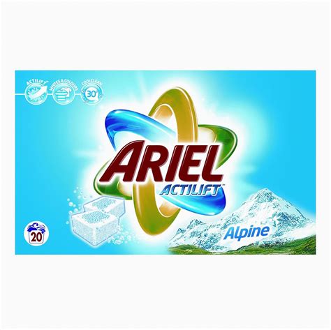 Ariel Lessive Tablettes Fraicheur Alpine Bo Te De Tablettes