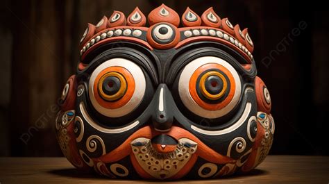 An Image Of An Indian Mask Background Picture Of Jagannath Picture