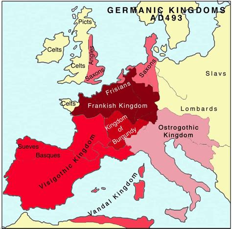 Germanic Peoples Map