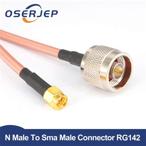 Wifi Antenna N Male To Sma Male Connector Rg142 15cm 50 Cm 100 Cm 200 Cm Shopee Malaysia