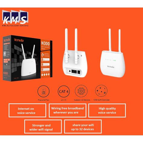 Tenda G G Lte Wireless N Wifi Modem Router Shopee Malaysia