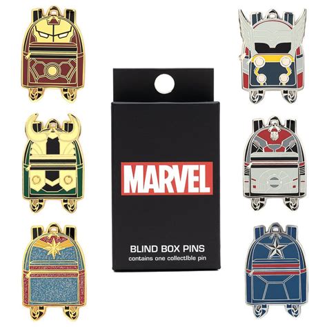 Marvel Mini Backpack Blind Box Enamel Pin