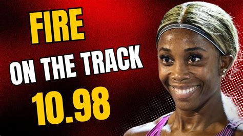 Shelly Ann Fraser Pryce Sets The Track On Fire At Jamaica National