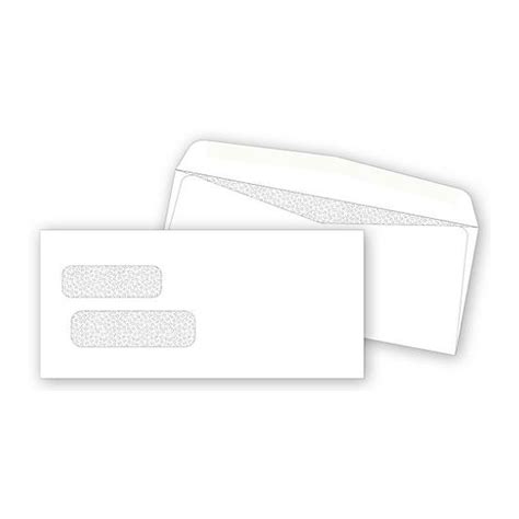 Up Double Window Envelope Self Seal Designsnprint