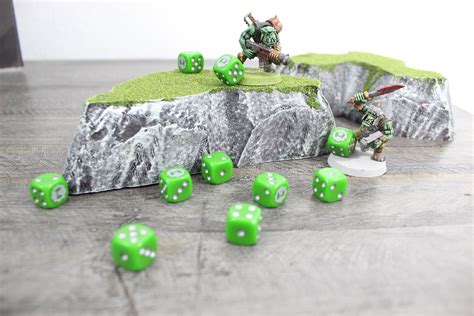 Warhammer 40k Ork Cog Dice 10x Etsy