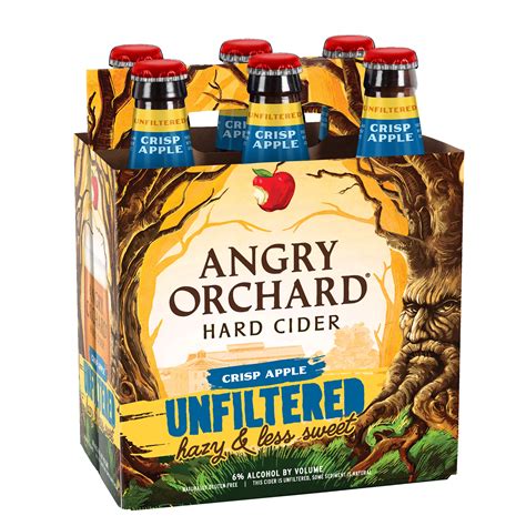 Angry Orchard Unfiltered Crisp Apple Hard Cider 12 Oz Bottles Shop