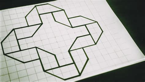 Easy 3d Drawings On Graph Paper - Free Printable Paper