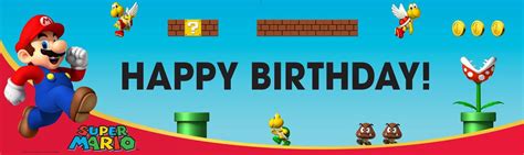 Super Mario Bros Birthday Banner Images And Photos Finder