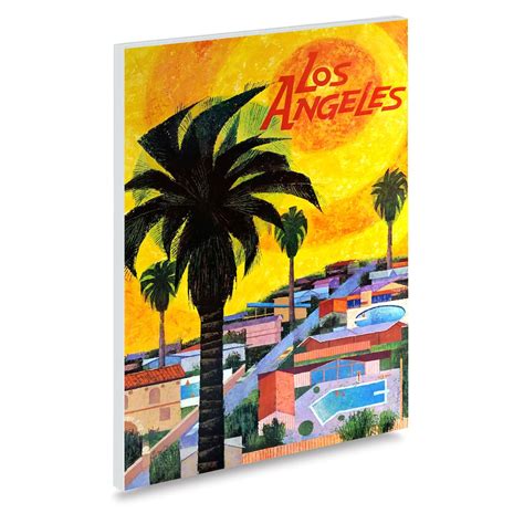 Reprint Of A Vintage Travel Poster To Los Angeles Etsy