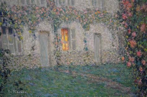 Henry Le Sidaner The Artists House At Gerberoy Lower Portion