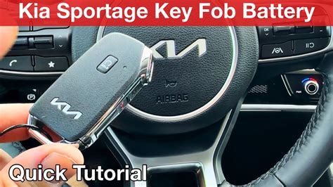 2023 Kia Sportage Key Fob Battery Replacement Remote Batteries YouTube