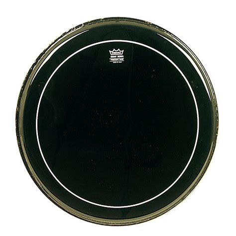 Remo Pinstripe Ebony Es Ps Bass Drum Head Bass Drumhead