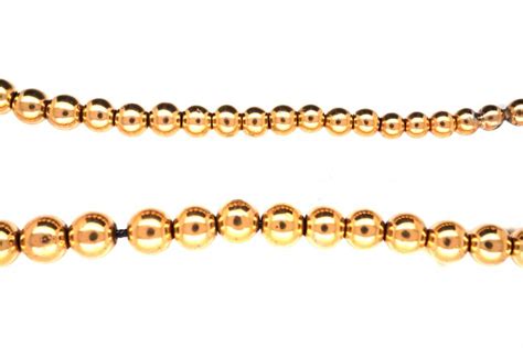 Edwardian 18ct Gold Balls Necklace 836g The Antique Jewellery Company