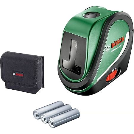 Bosch Cross Line Laser Quigo With Universal Clamp Mm Easy And