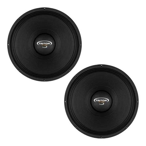 02 Alto Falante Woofer Triton Mid 12smb800 12 Pol 400w Rms