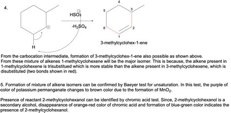 Solved Draw The Mechanism For The Dehydration Of