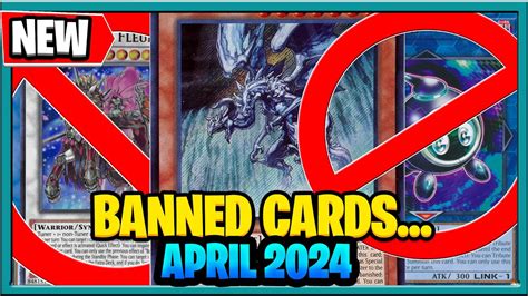 New Yugioh Banlist April 2024 Tcg Thoughts And Reaction Nothing Hit