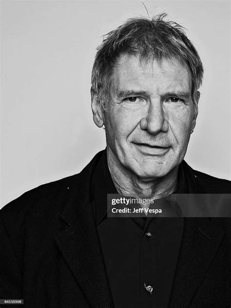 Actor Harrison Ford Poses At A Portrait Session In Los Angeles For