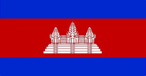 Cambodia Flag Vector - Official Cambodia Flag With Original Color and ...