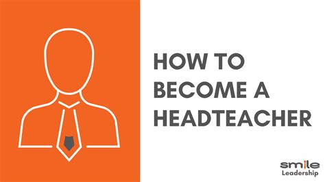 How To Become A Headteacher Smile Blog