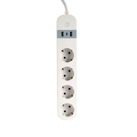 Gembird Smart Surge Protector With USB Charger