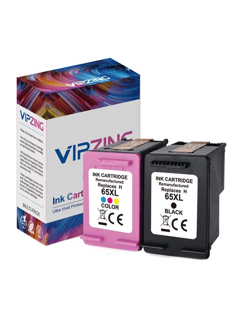 1 Black And 1 Color Ink Cartridges Replacement Compatible With Hp 63 Xl 63xl Hp63 Officejet