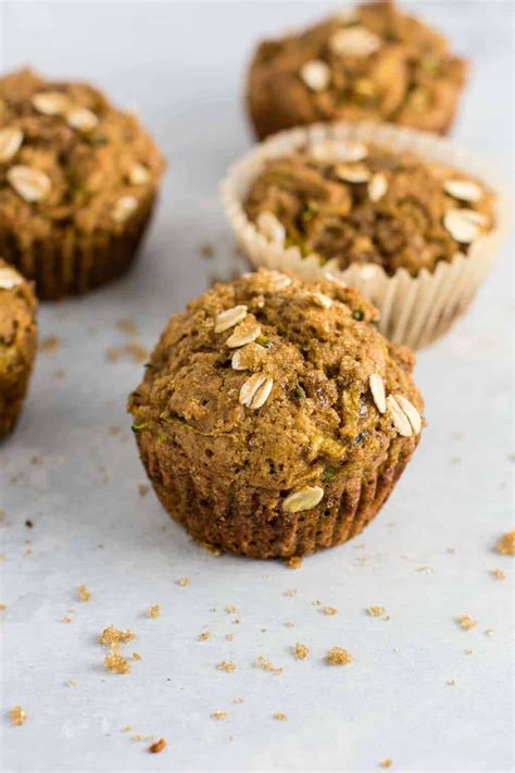 Healthy Zucchini Bread Muffins Recipe Build Your Bite