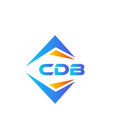 CDB abstract technology logo design on white background. CDB creative ...