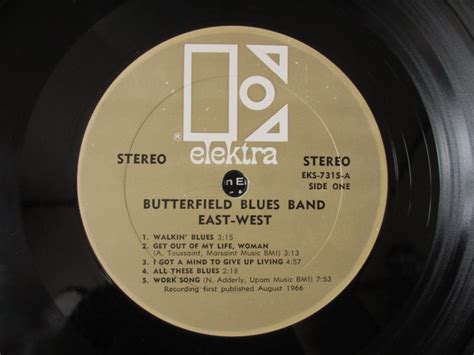 The Butterfield Blues Band East West Guitar Records