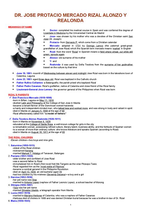 10 Poems Of Dr Jose Rizal | Sitedoct.org