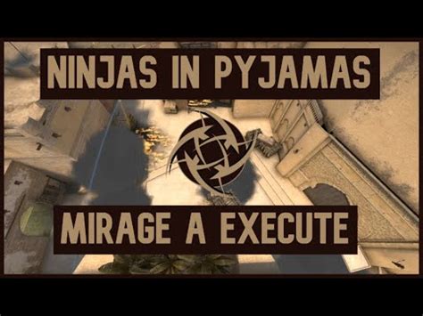 NiP A Site Execute On Mirage CS GO Strategy Breakdown YouTube