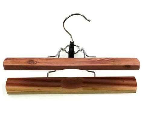 Deluxe Trouser Clamp Hanger In Cedar Wood Width Mm