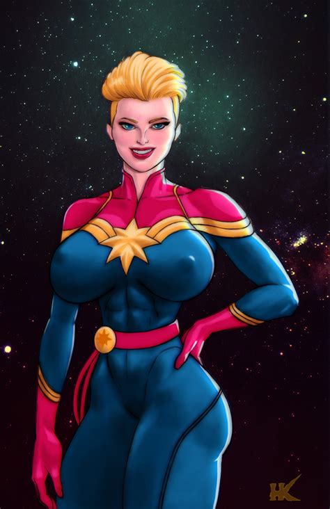 Capt Marvel By Handkannon Hentai Foundry