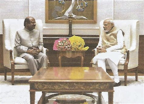 Bengal Guv C V Ananda Bose Calls On Prime Minister Modi