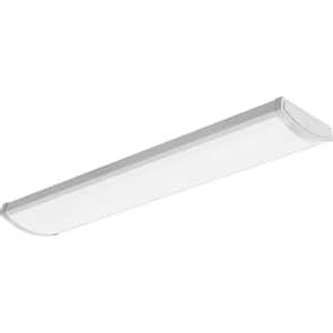 LEDVANCE 4 Ft Vapor Tight Integrated LED Gray Wraparound Light With