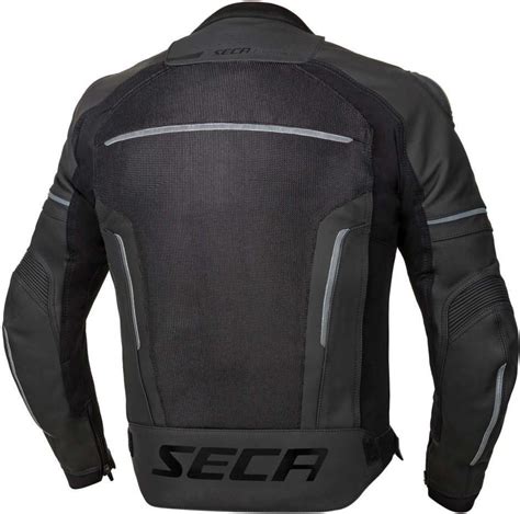 Odzie Motocyklowa Seca Kurtka Sk Rzana Hooligan Air Black Czarny