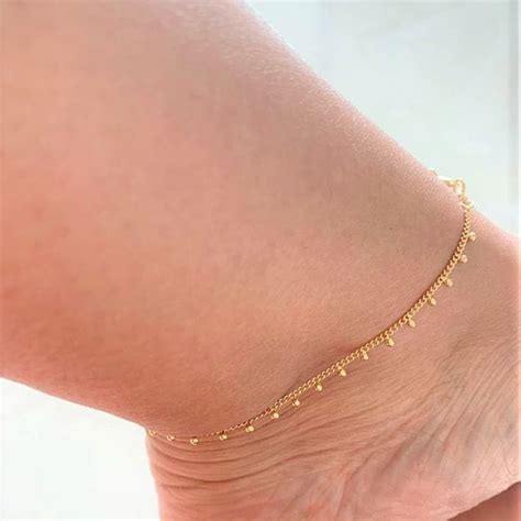 Beaded Anklet Etsy