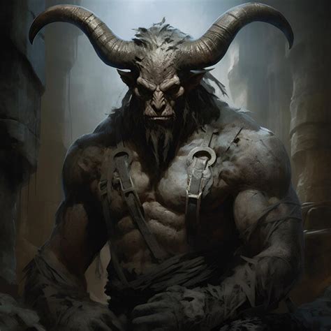 Premium Photo | Minotaur of the Labyrinth