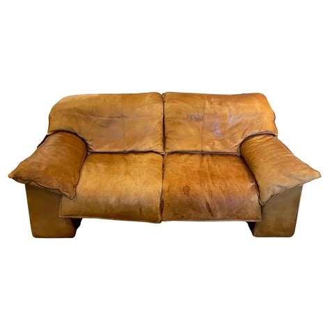 SOLD – Vintage Leather Loveseat, NL, 1970’s – The Renner Project