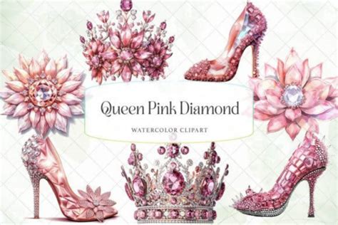 Queen S Pink Diamond Sublimation Clipart Diamond Patterns Princess