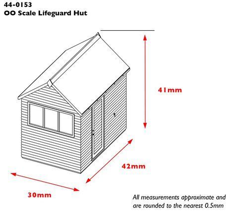 Bachmann Scenecraft Oo Lifeguard Hut Woodpecker Model Railways