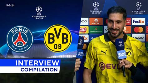 Watch Uefa Champions League Interview Compilation Psg Vs Borussia Dortmund Semi Finals