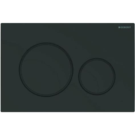 Geberit Plaque De D Clenchement Wc Duofix Sigma Noir Mat